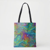 Art of Image Abstraction – シームレスパターン2 トートバッグ (正面)