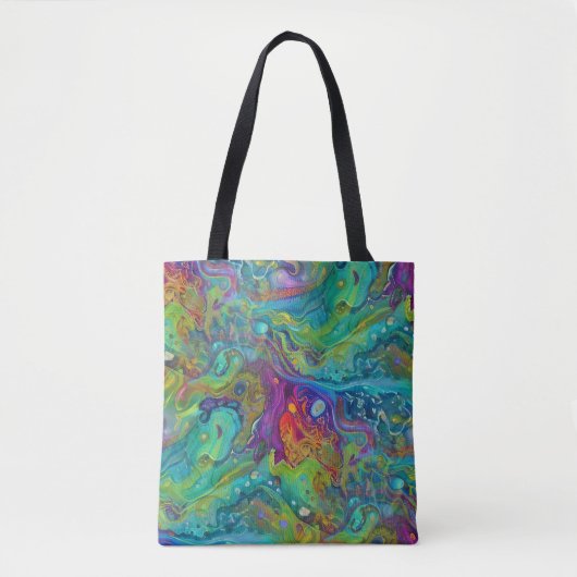 Art of Image Abstraction – シームレスパターン2 トートバッグ (正面)