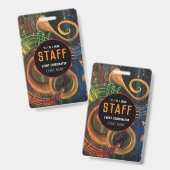 ART of Music Staffイベントコーディネーター バッジ (正面＆裏面)