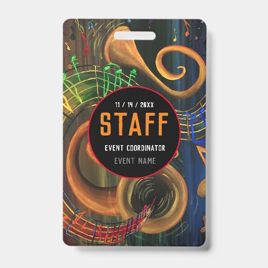 ART of Music Staffイベントコーディネーター バッジ (正面)