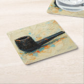 Art of Pipe (#10) スクエアペーパーコースター (アングル)