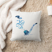 Art of Pipe Smoking (Cool: White) クッション (ブランケット)