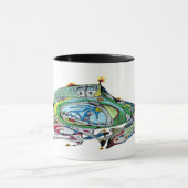 ART OF SPACESHIP 16 A.1のコンボマグカップ マグカップ (中央)