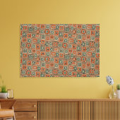 Art Old ClothパッチCanvas Print キャンバスプリント (インサイチュ (リビング))