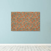 Art Old ClothパッチCanvas Print キャンバスプリント (インサイチュ (ウッドフロア))