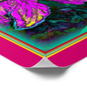 ART-ON-CANVAS.「ハイビスカスホバリング」 ポスター (角)