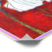 ART-ON-CANVAS: 'White Night Anemone' 15"x15" ポスター (角)