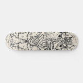 Art on Wheels – エッセルバイポール・クレー スケートボード (横)