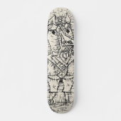 Art on Wheels – エッセルバイポール・クレー スケートボード (正面)