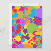 Art Party Einladung 招待状 (裏面)