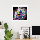 ART POSTER : GUSTAV KLIMT : THE VIRGIN, 1913 ポスター (ホームオフィス)