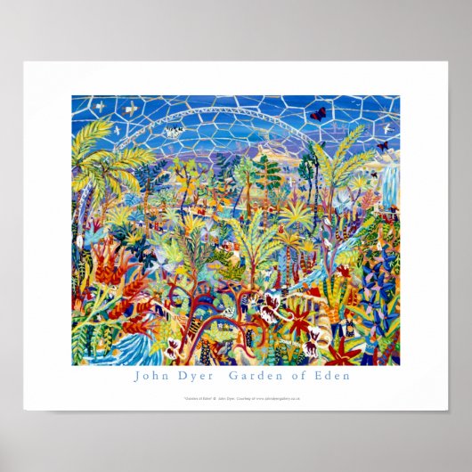 Art Poster: The Eden Project by John Dyer ポスター (正面)