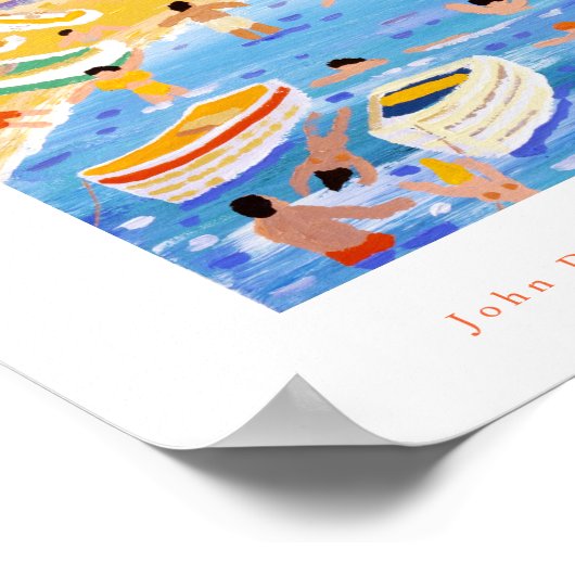 Art Poster: Whitewashed Buildings, Calella, Spain ポスター (角)