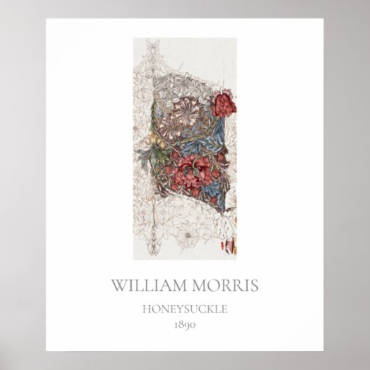 ART POSTER : WILLIAM MORRIS :HONEYSUCKLE ポスター (正面)