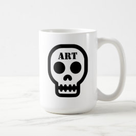 Art Skull Classic Coffee Mug コーヒーマグカップ