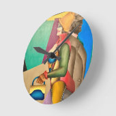 Art spain ラウンド壁時計 (傾斜)