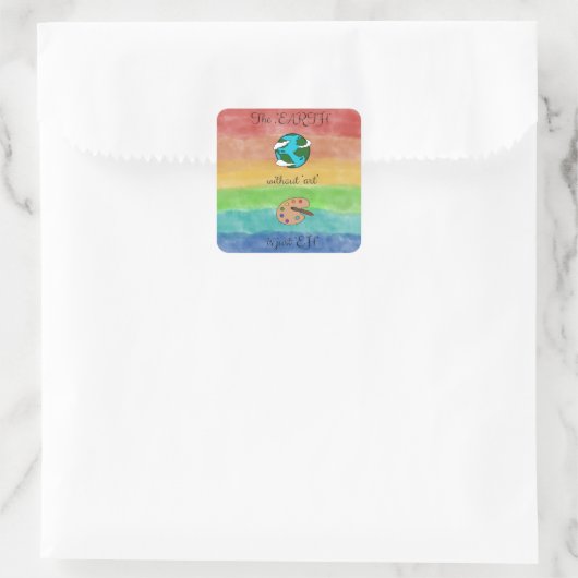 ‘Art’ Sticker set スクエアシール (バッグ)