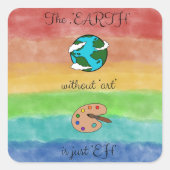 ‘Art’ Sticker set スクエアシール (正面)