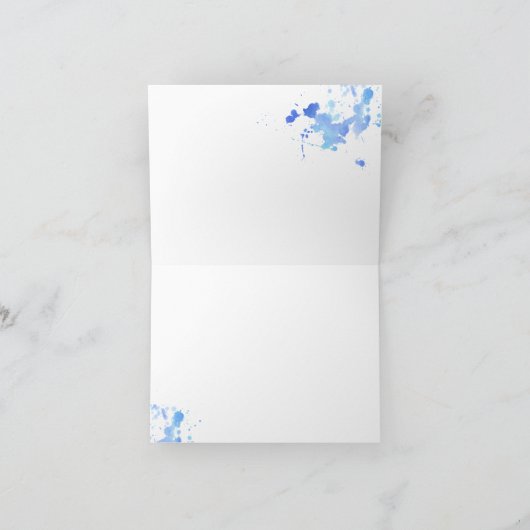 Art Studioに猫を作るグリーティングカードやギフト カード (内部)