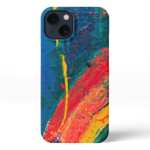 Art Style iPhone 13 Case – Colorful Abstract Desig