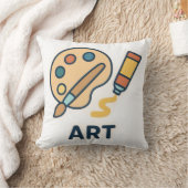 Art Subject – パレ絵を描ットとブラシ クッション (ブランケット)