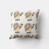 Art Subject – パレ絵を描ットとブラシ クッション (裏面)