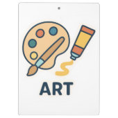 Art Subject – パレ絵を描ットとブラシ クリップボード (裏面)