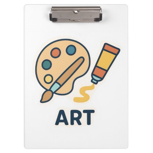Art Subject – パレ絵を描ットとブラシ クリップボード (正面)