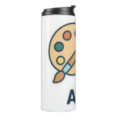 Art Subject – パレ絵を描ットとブラシ タンブラー (回転左)