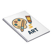 Art Subject – パレ絵を描ットとブラシ ノートブック (右側)