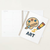 Art Subject – パレ絵を描ットとブラシ プランナー手帳 (ディスプレー)