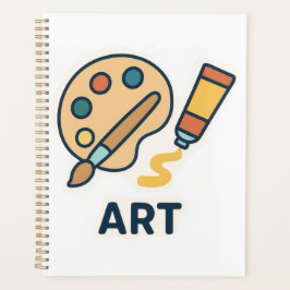 Art Subject – パレ絵を描ットとブラシ プランナー手帳