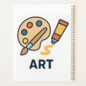 Art Subject – パレ絵を描ットとブラシ プランナー手帳 (裏面)