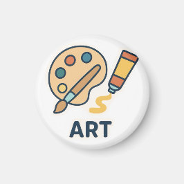 Art Subject – パレ絵を描ットとブラシ マグネット