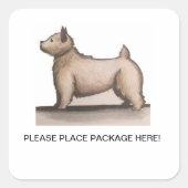 Art Survition Package保管庫ステッカー スクエアシール (正面)