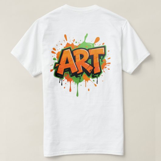 ART Tシャツ (デザイン裏面)