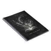 Art Teacher Chalk Dust Constellation Art ノートブック (右側)