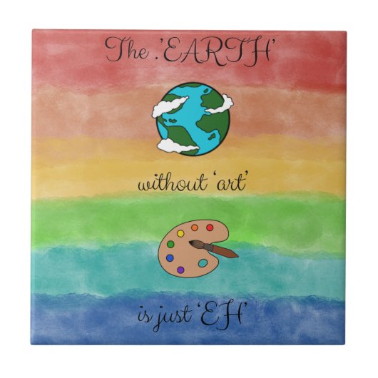 Art tegeltje タイル (正面)