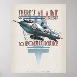 Art to Rocket Science (16x20")がある ポスター