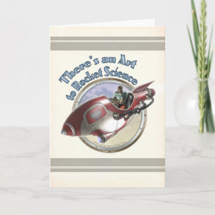 Art to Rocket Science Greeting Card カード
