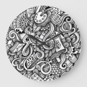 Art Wall Clock ラージ壁時計 (正面)