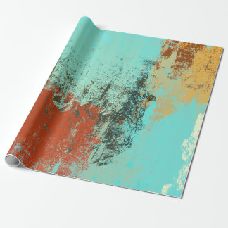 Art wallpaper. Digital canvas mix. illustration. T ラッピングペーパー