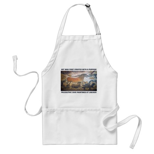 Art Was First Created With A Purpose Apron スタンダードエプロン (正面)