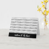 Art Welcome to the Team New Employee Job Welcome カード (黄色い花)