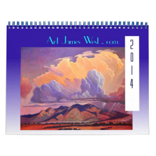 Art West 2014カレンダー！幻想的な雲と道路 カレンダー