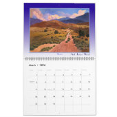 Art West 2014カレンダー!幻想的な雲と道路 カレンダー (3月 2026)