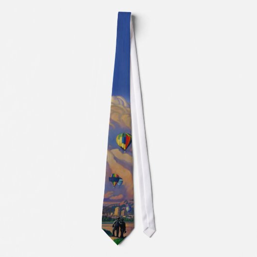 Art West Tie – リオ・グランデでのバルーニング ネクタイ (正面)