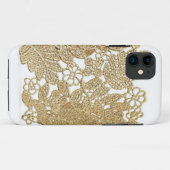 Artandraの金ゴールドのレースのiPhoneカバー Case-Mate iPhoneケース (裏面(横))