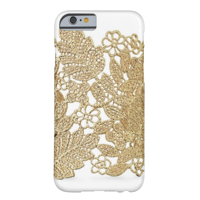 Artandraの金ゴールドのレースのiPhone6ケース Case-Mate iPhoneケース (裏面)