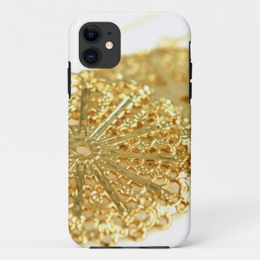 Artandraの金ゴールドの宝石のiPhoneカバー Case-Mate iPhoneケース (裏面)